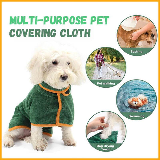Soft Pet Bathrobe Towel - Madison's Mutt Mall