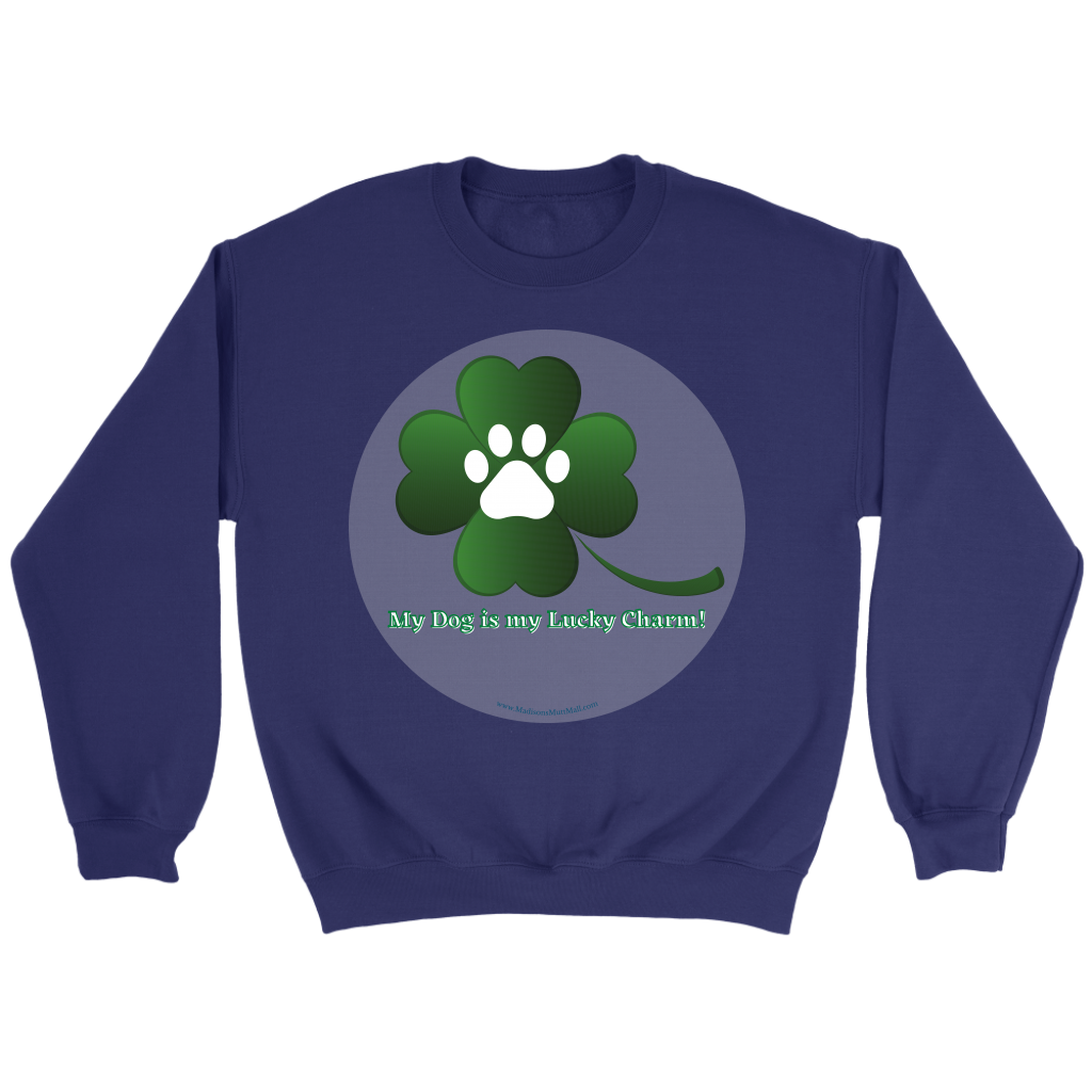 Dog Lucky Charm Crewneck Sweatshirt - Madison's Mutt Mall