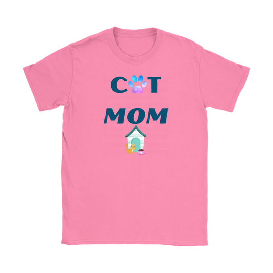 Cat Mom Classic Woman's T-shirt - Madison's Mutt Mall