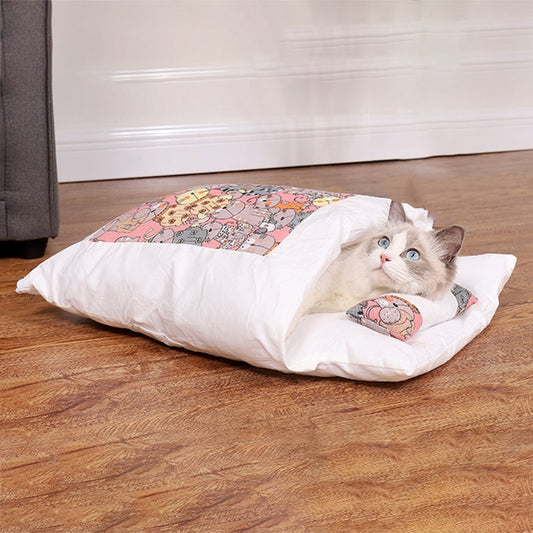 Cat Sleeping Bag Bed - Madison's Mutt Mall