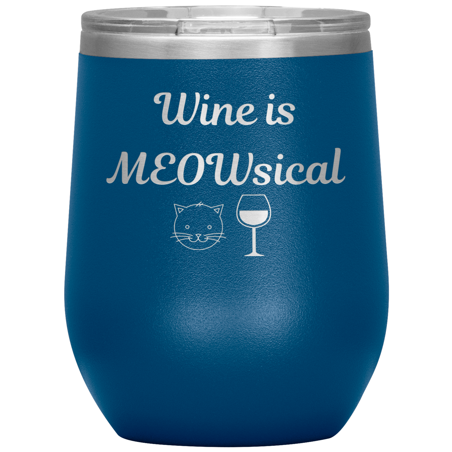 Wine is MEOWsical Tumbler - Madison's Mutt Mall
