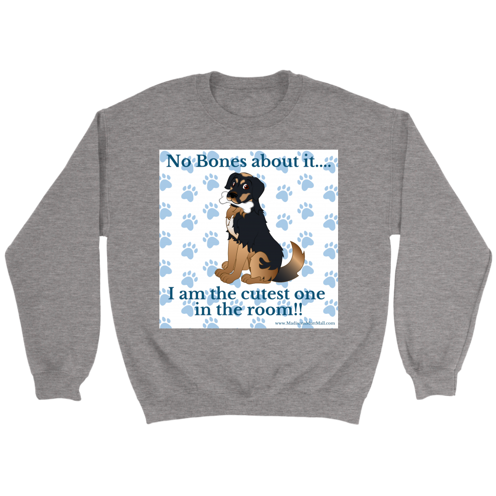 No Bones About It Crewneck Sweatshirt - Blue - Madison's Mutt Mall