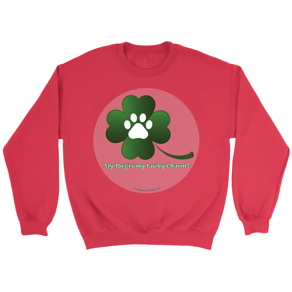 Dog Lucky Charm Crewneck Sweatshirt - Madison's Mutt Mall