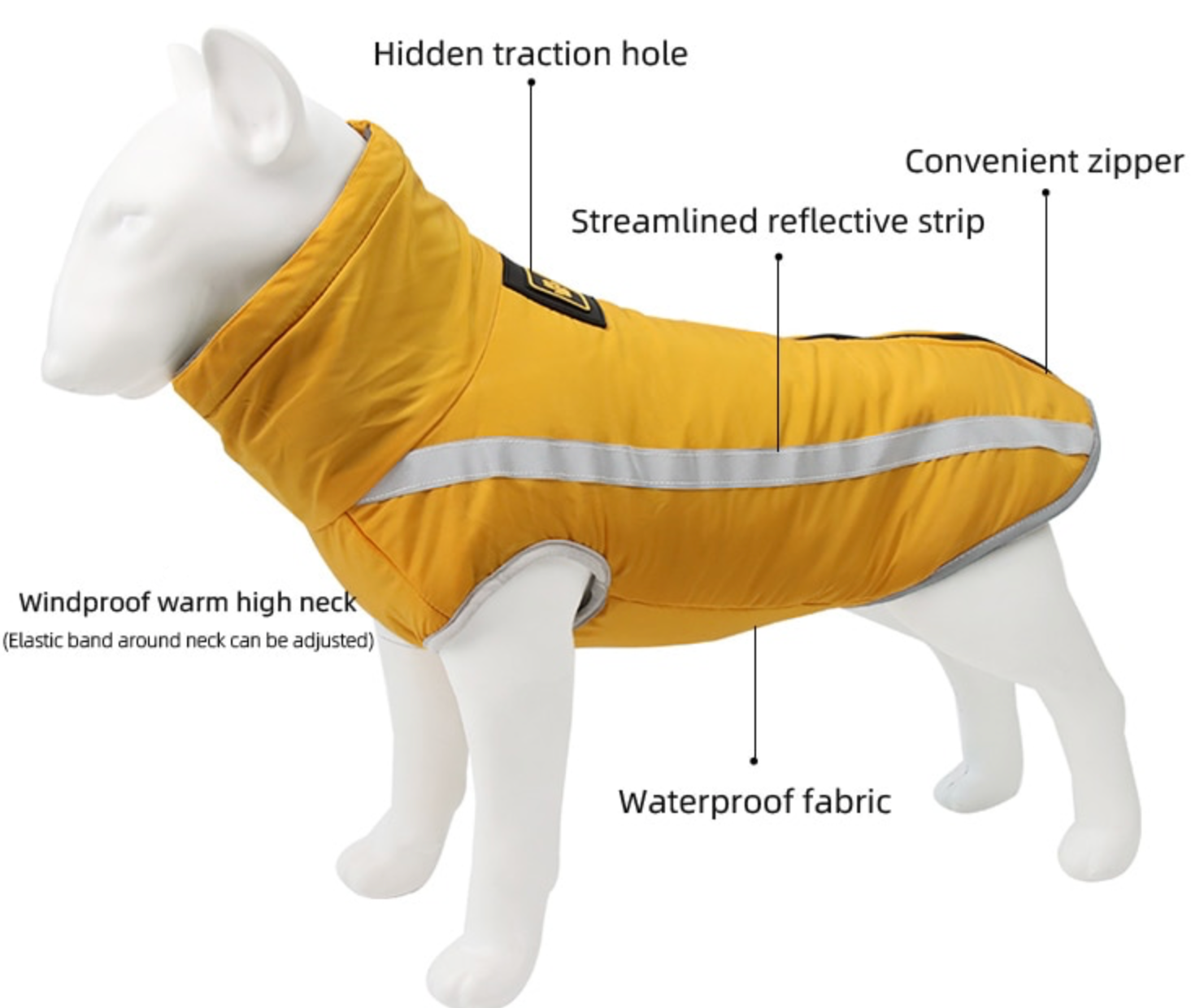 Waterproof Dog Vest/Jacket - Madison's Mutt Mall