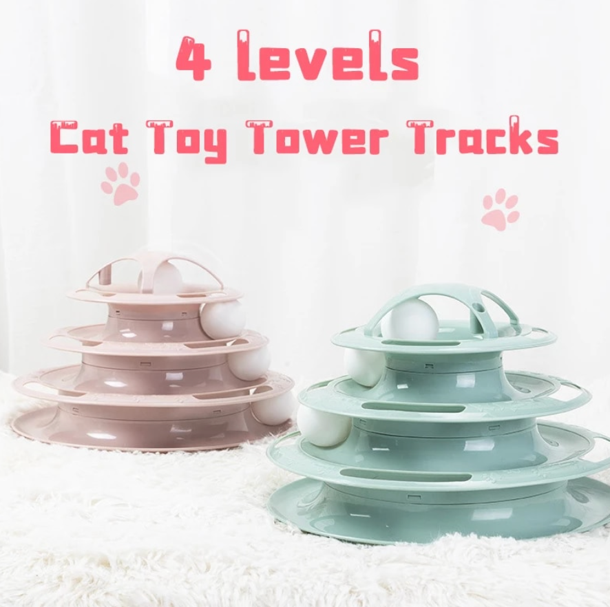 Tower of Tracks Cat Toy - Madison's Mutt Mall