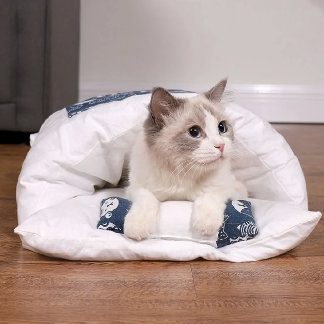 Cat Sleeping Bag Bed - Madison's Mutt Mall