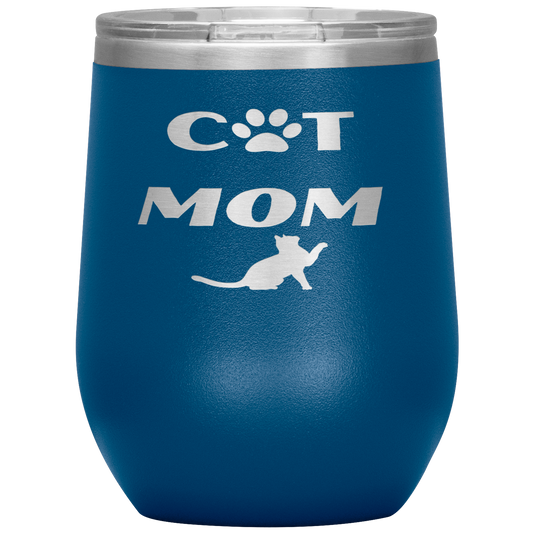 Cat Mom Wine Tumbler - Madison's Mutt Mall
