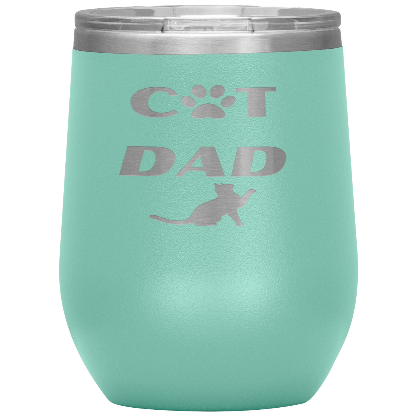 Cat Dad Wine Tumbler - Madison's Mutt Mall