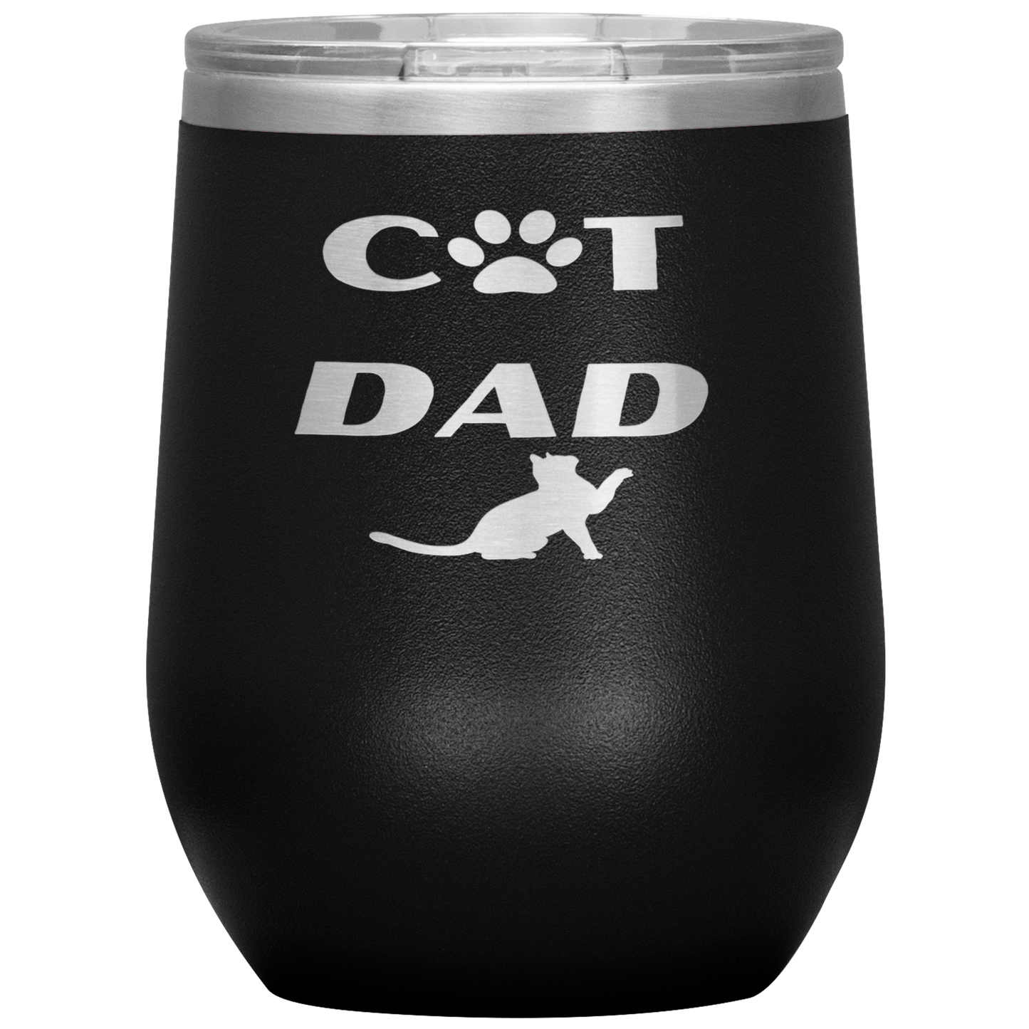Cat Dad Wine Tumbler - Madison's Mutt Mall