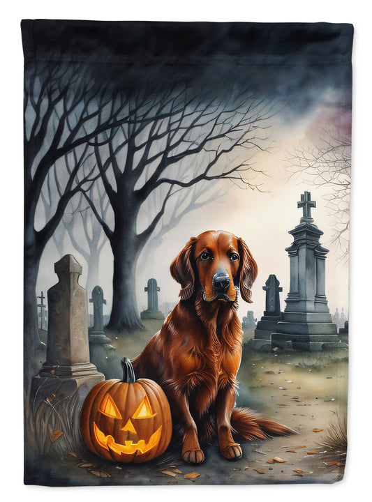 Irish Setter Spooky Halloween House Flag