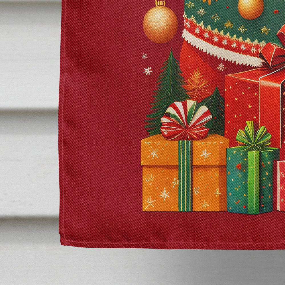 American Bulldog Holiday Christmas House Flag