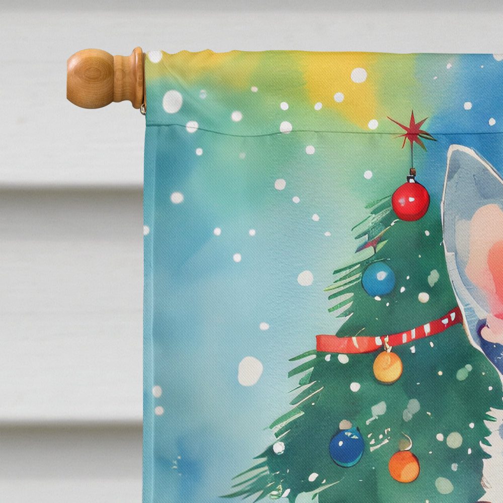 Australian Cattle Dog Christmas House Flag