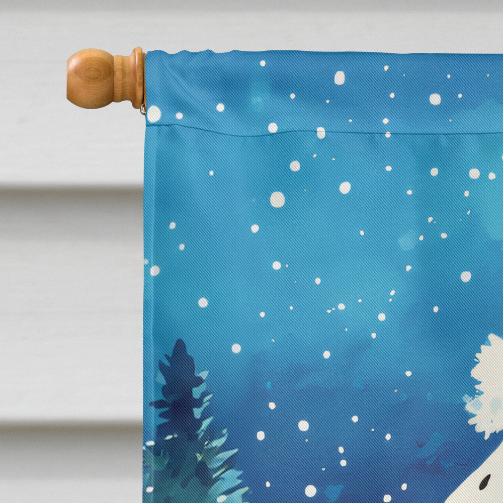 Dalmatian Christmas House Flag