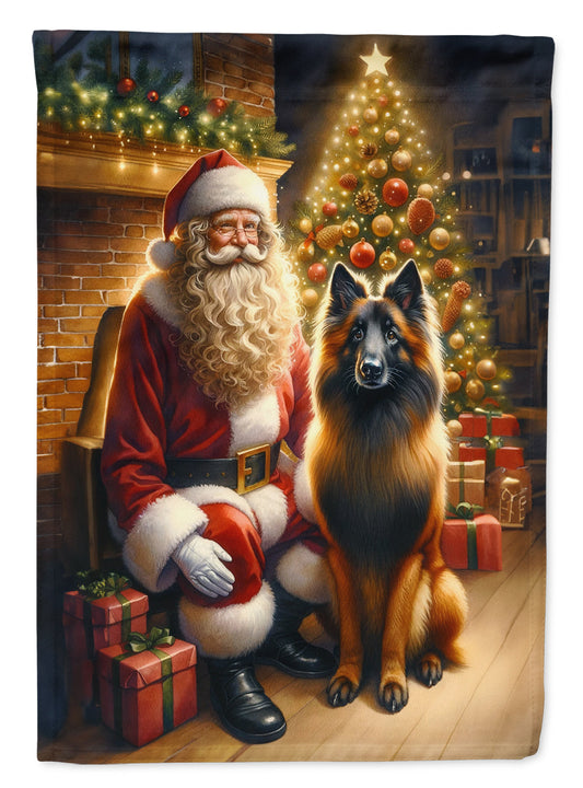 Belgian Tervuren and Santa Claus House Flag