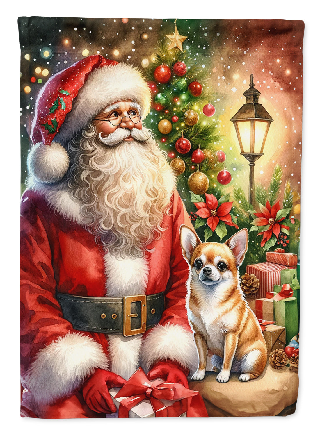 Chihuahua II and Santa Claus House Flag