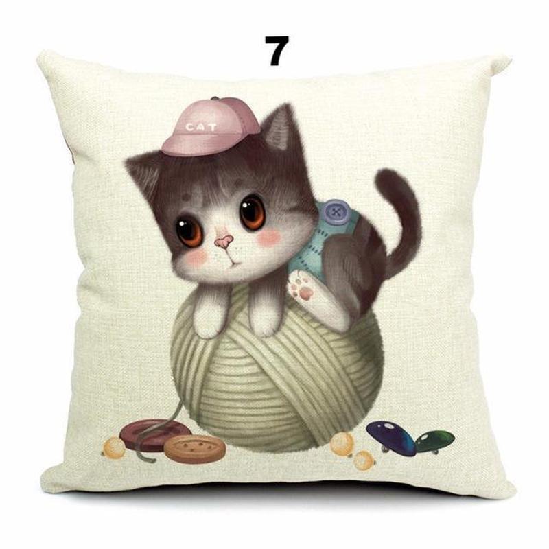 Teacup Cat Pillows - Madison's Mutt Mall