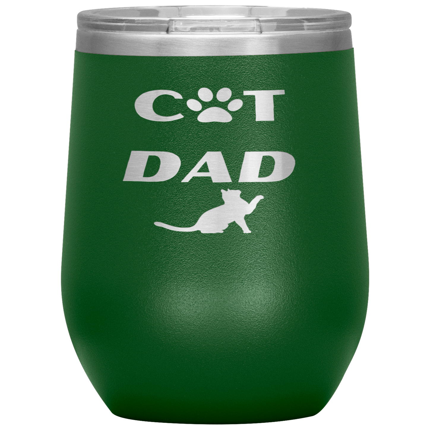 Cat Dad Wine Tumbler - Madison's Mutt Mall