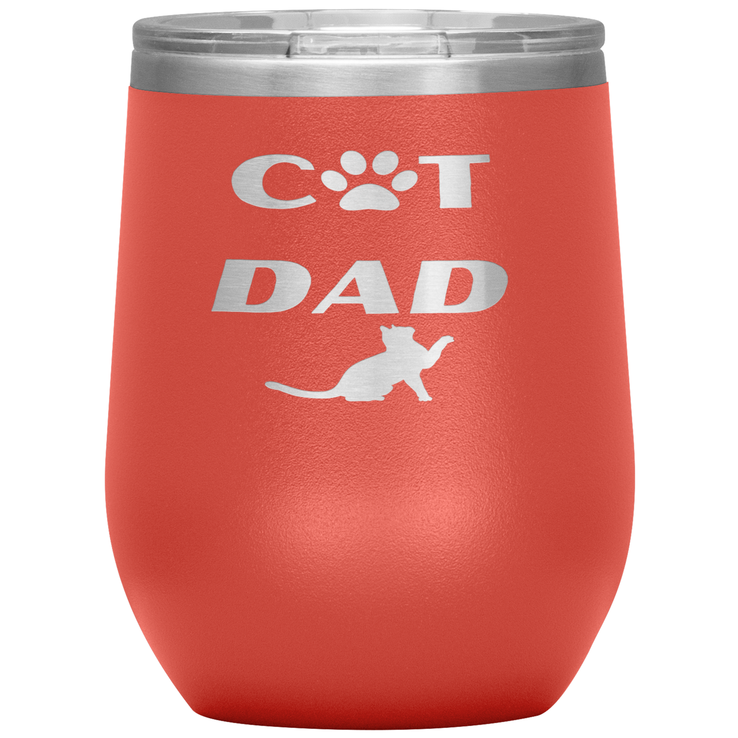 Cat Dad Wine Tumbler - Madison's Mutt Mall