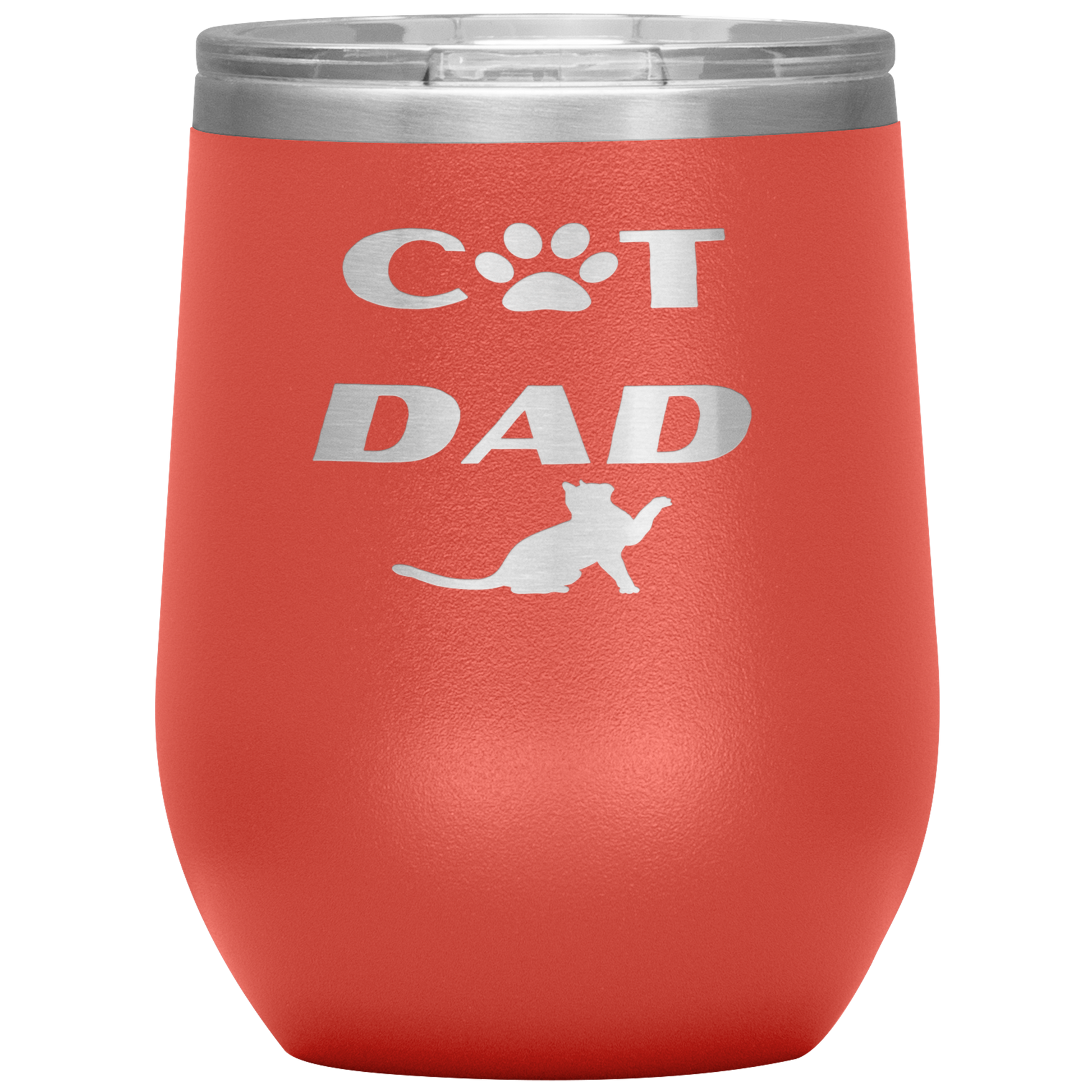 Cat Dad Wine Tumbler - Madison's Mutt Mall