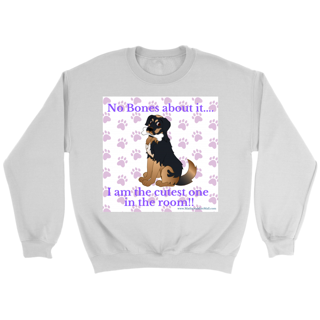 No Bones About It Crewneck Sweatshirt - Pink - Madison's Mutt Mall