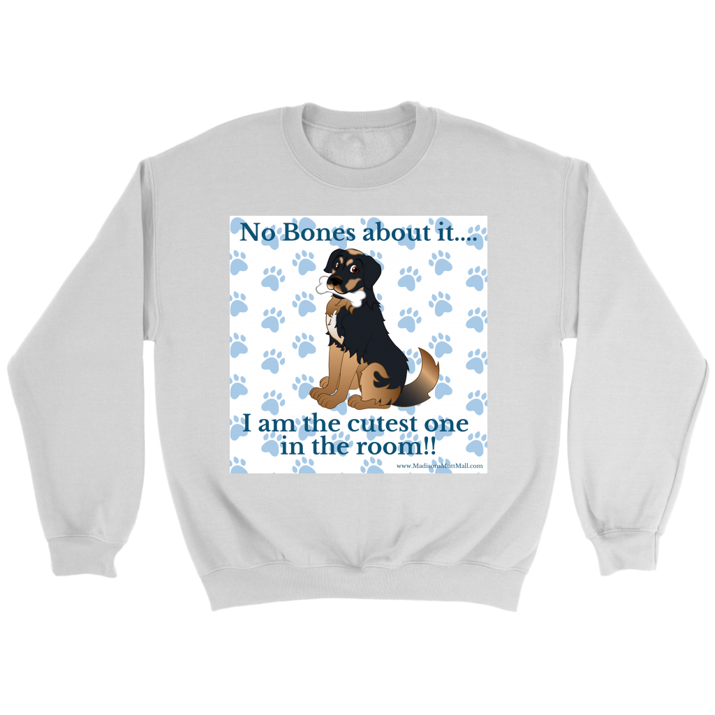 No Bones About It Crewneck Sweatshirt - Blue - Madison's Mutt Mall