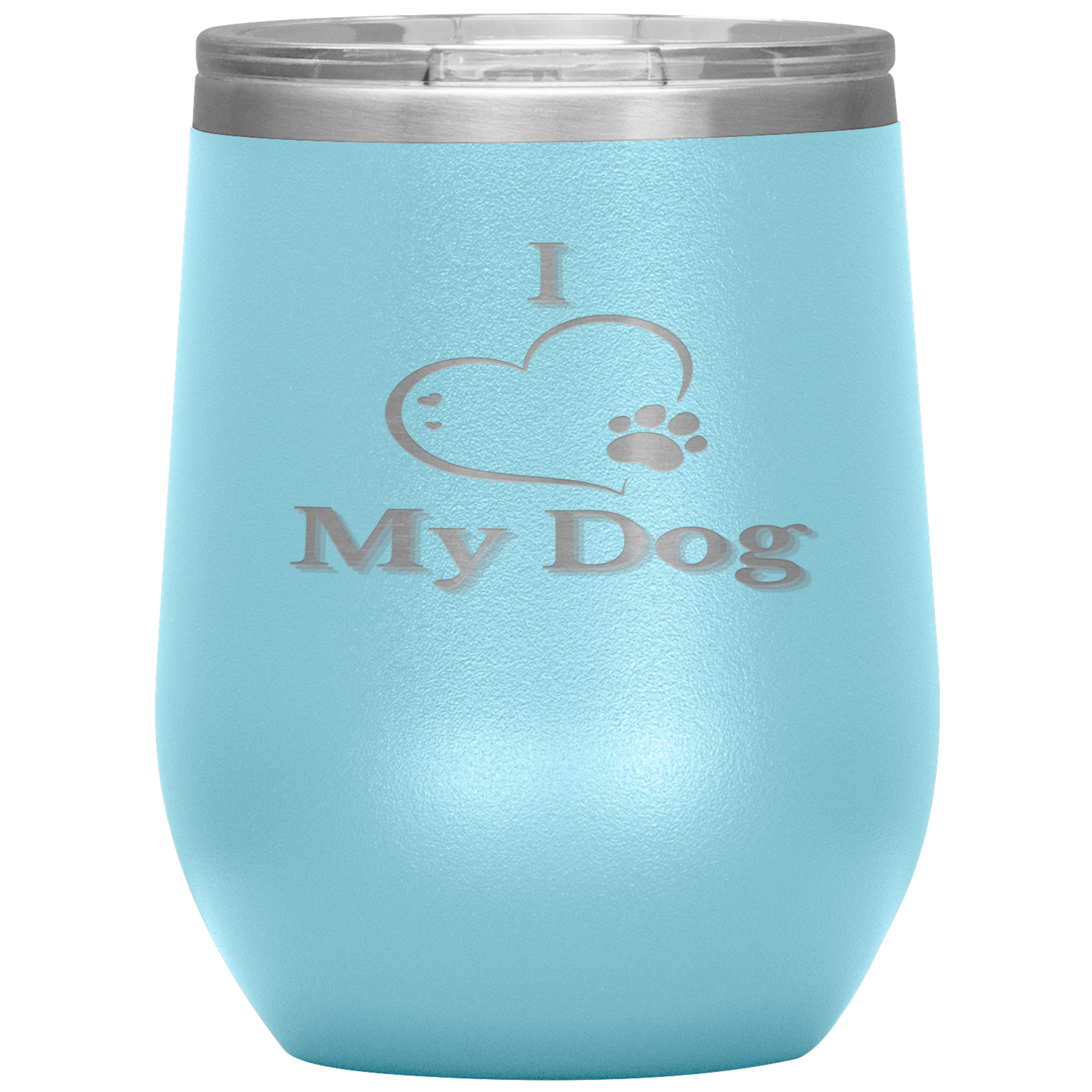 I Love My Dog Wine Tumbler - Madison's Mutt Mall