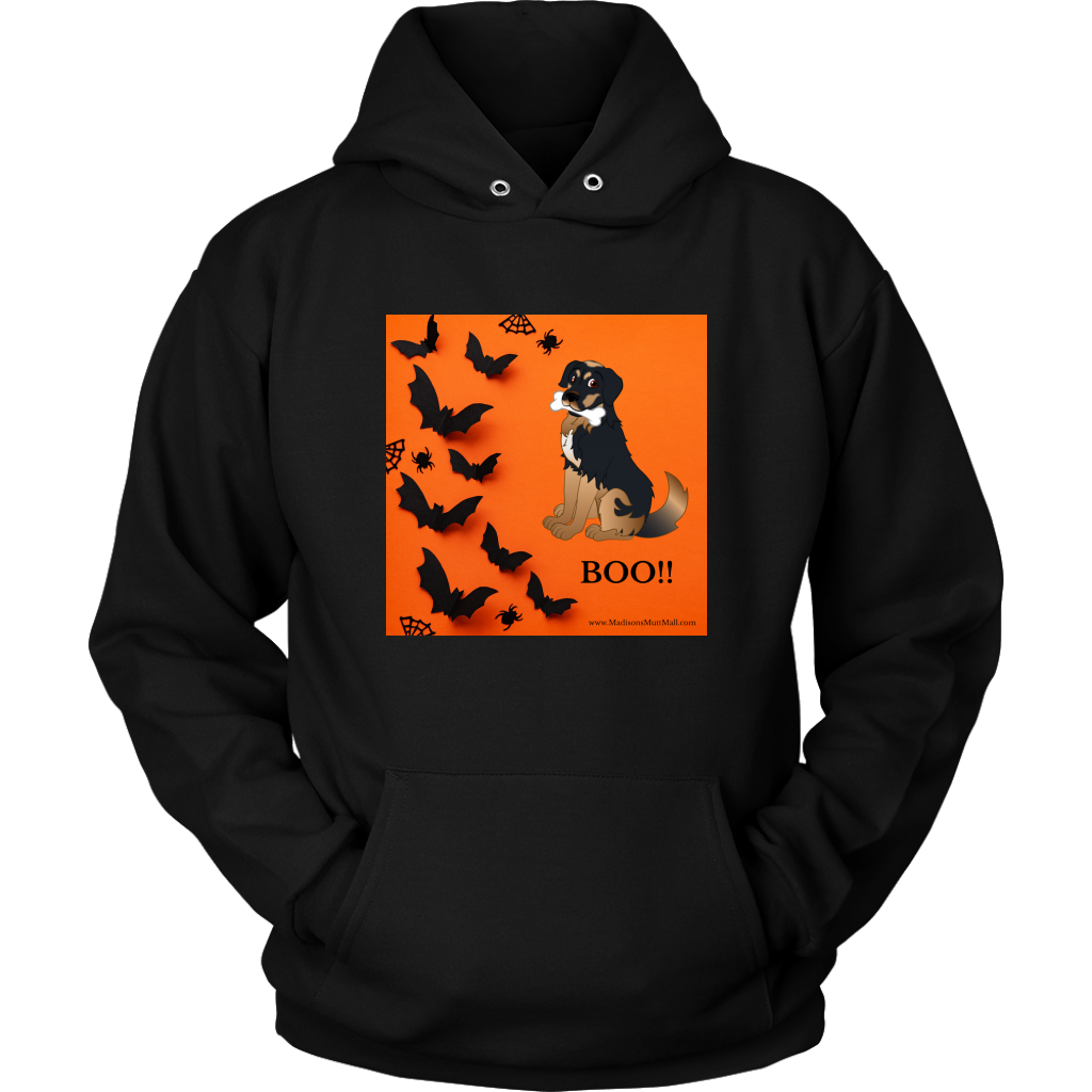 Dog Halloween Hoodie-Boo - Madison's Mutt Mall