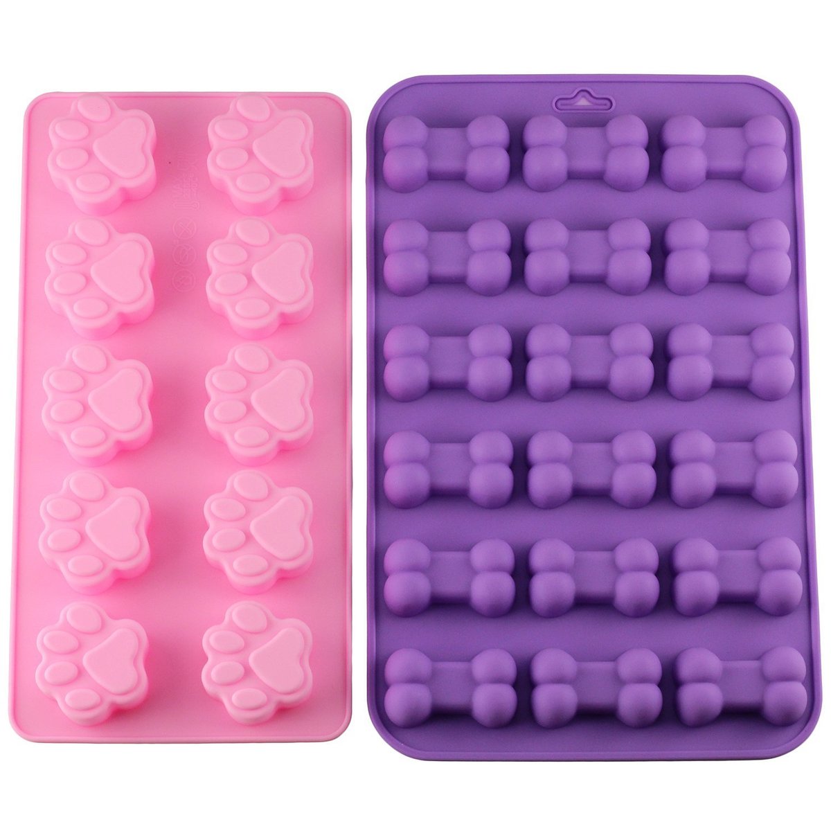 Paw Print and Bone Pet Treat Molds - Madison's Mutt Mall