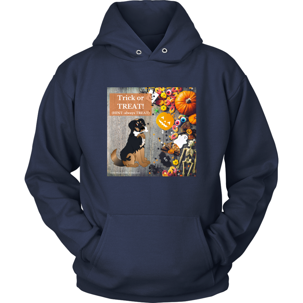 Dog Halloween Hoodie - Trick or TREAT - Madison's Mutt Mall