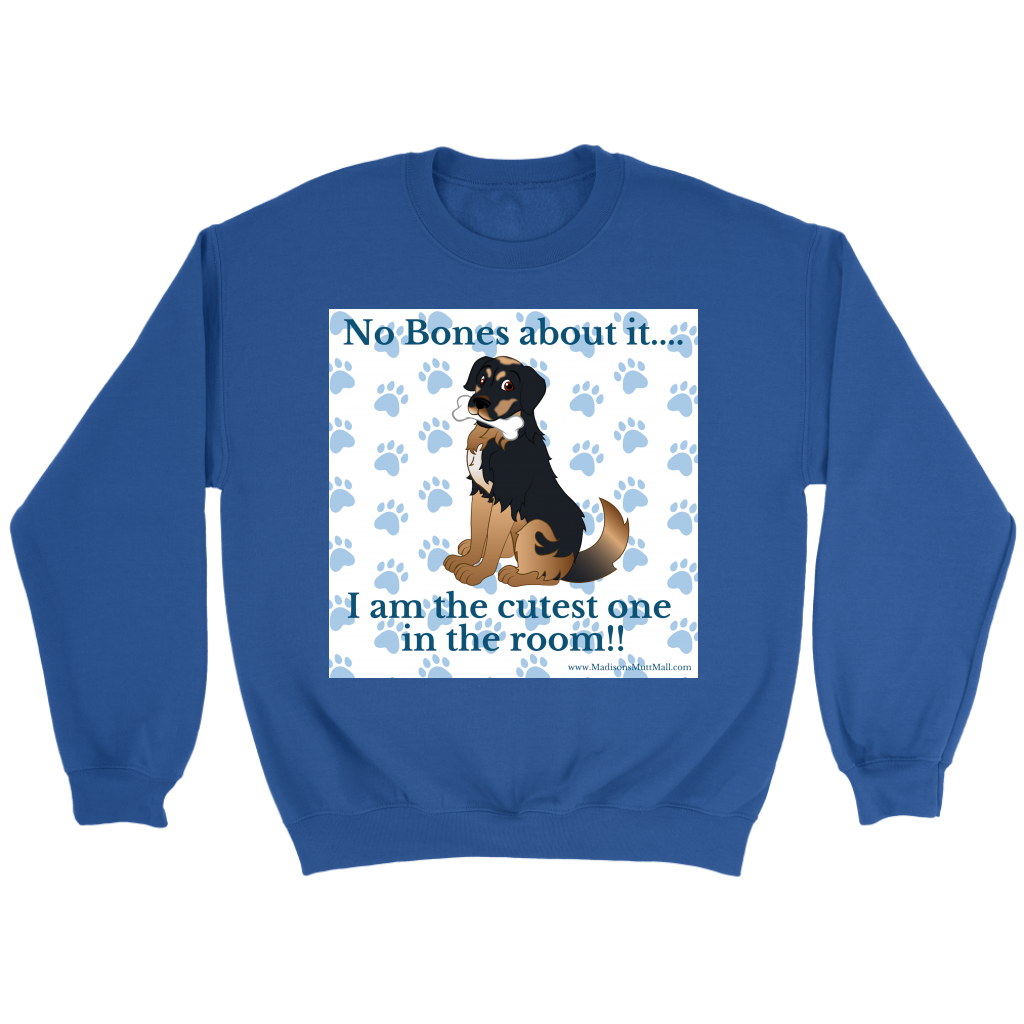 No Bones About It Crewneck Sweatshirt - Blue - Madison's Mutt Mall