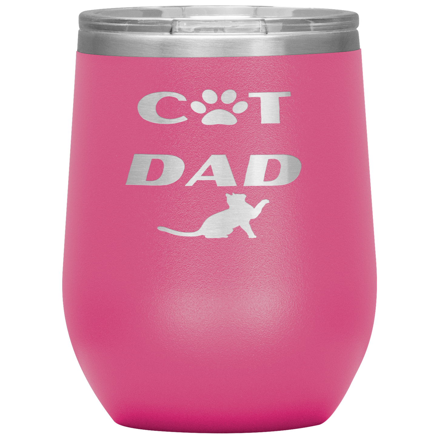 Cat Dad Wine Tumbler - Madison's Mutt Mall