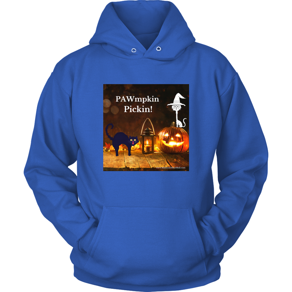 Cat Halloween Hoodie-PAWmpkin Pickin'! - Madison's Mutt Mall