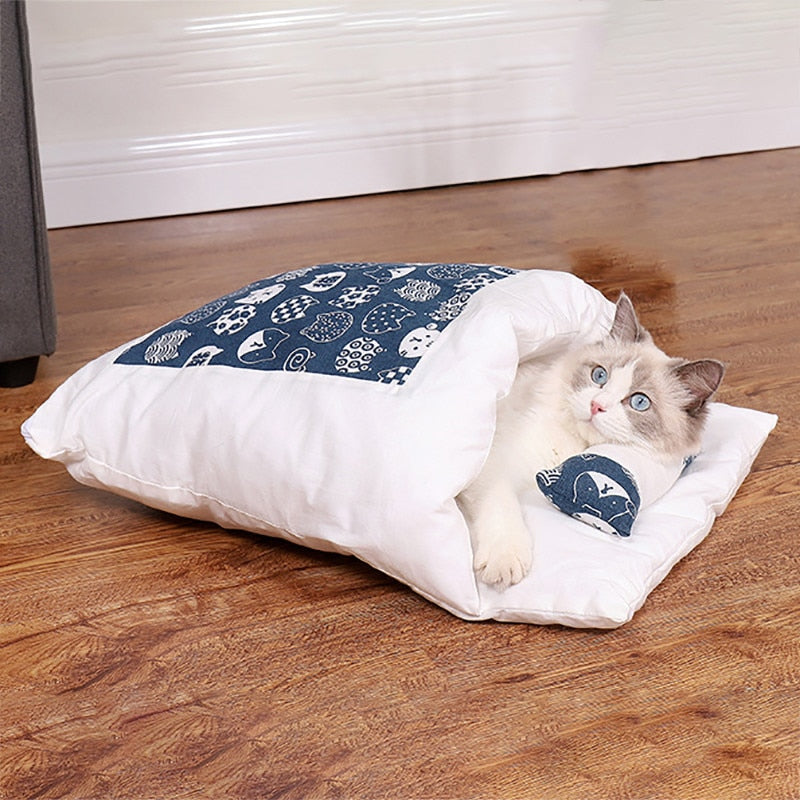 Cat Sleeping Bag Bed - Madison's Mutt Mall