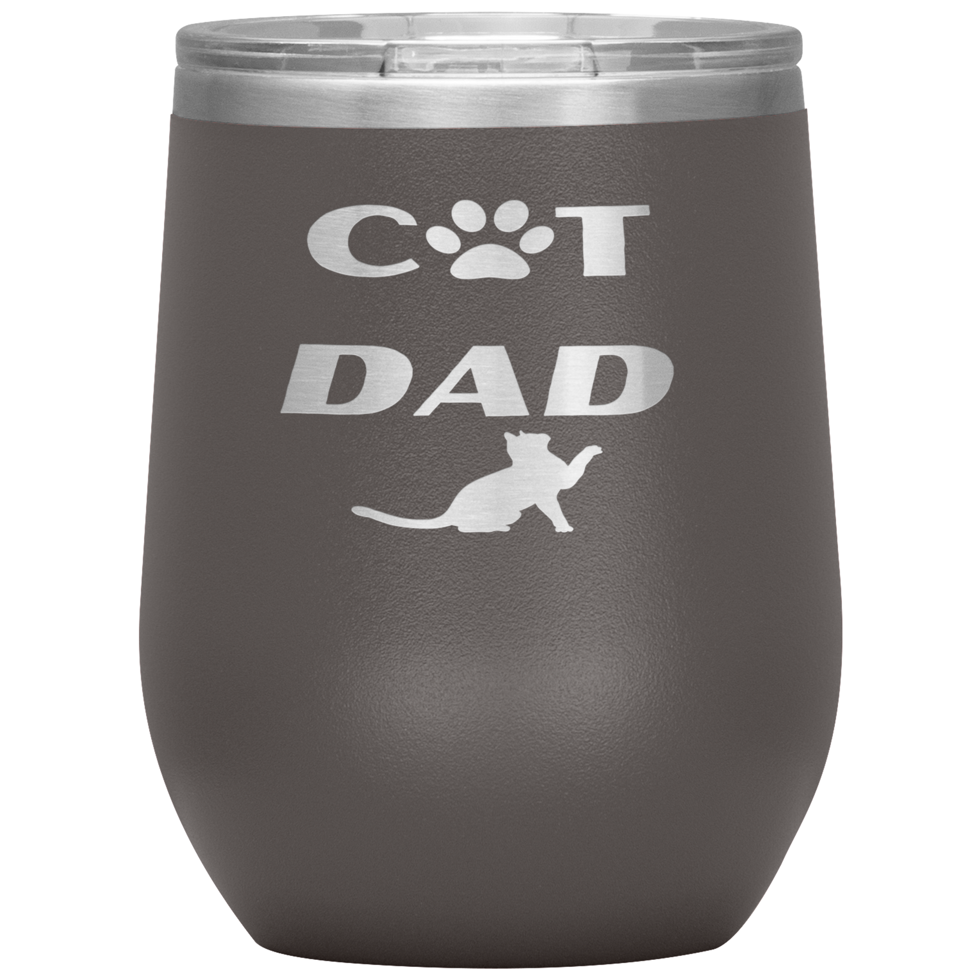 Cat Dad Wine Tumbler - Madison's Mutt Mall