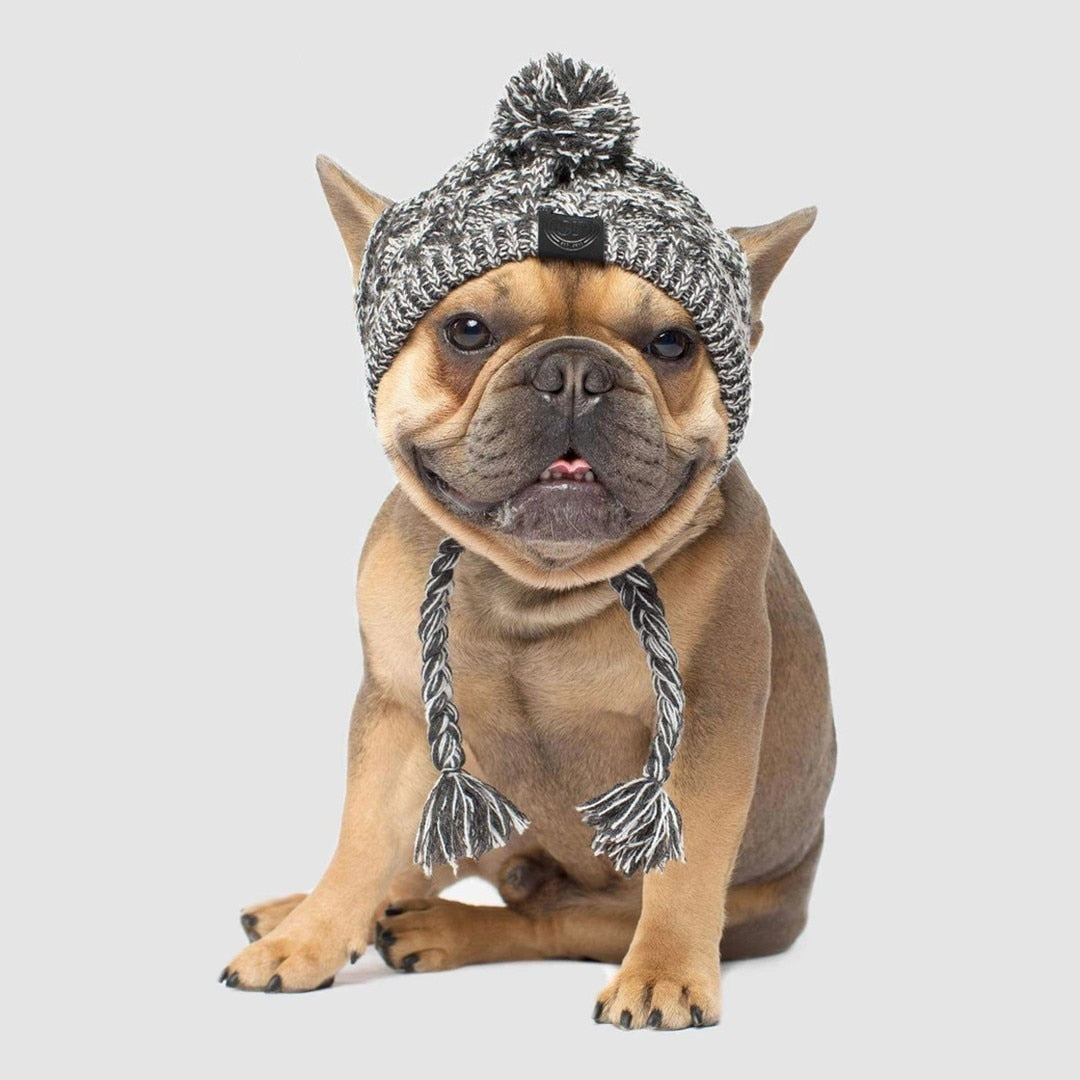 Warm Winter Knit Dog Hat - Madison's Mutt Mall