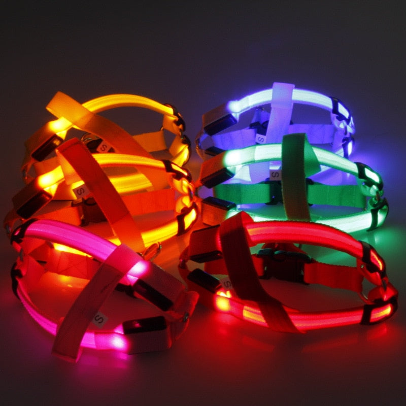 USB Charging LED Dog Harness - Madison's Mutt Mall