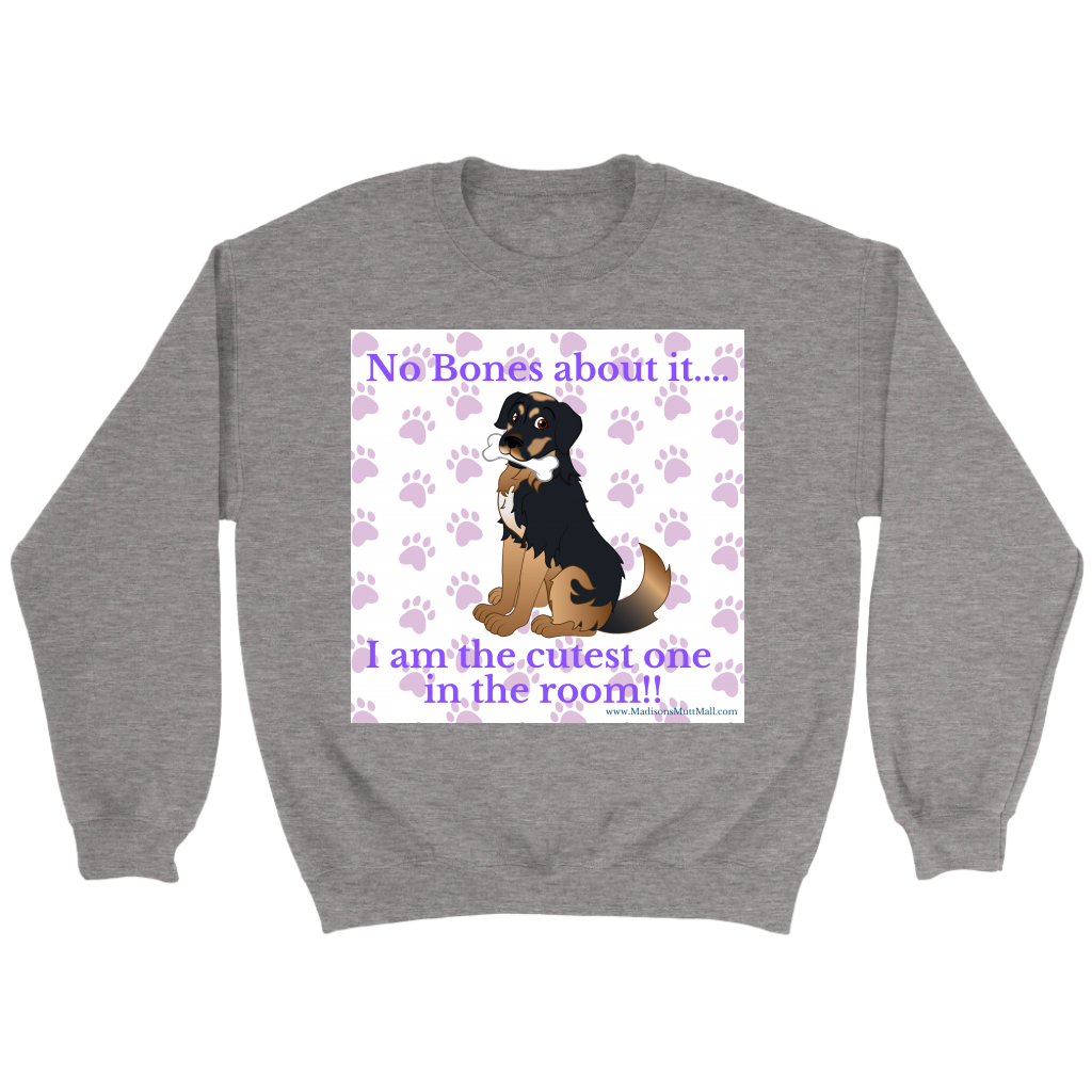 No Bones About It Crewneck Sweatshirt - Pink - Madison's Mutt Mall