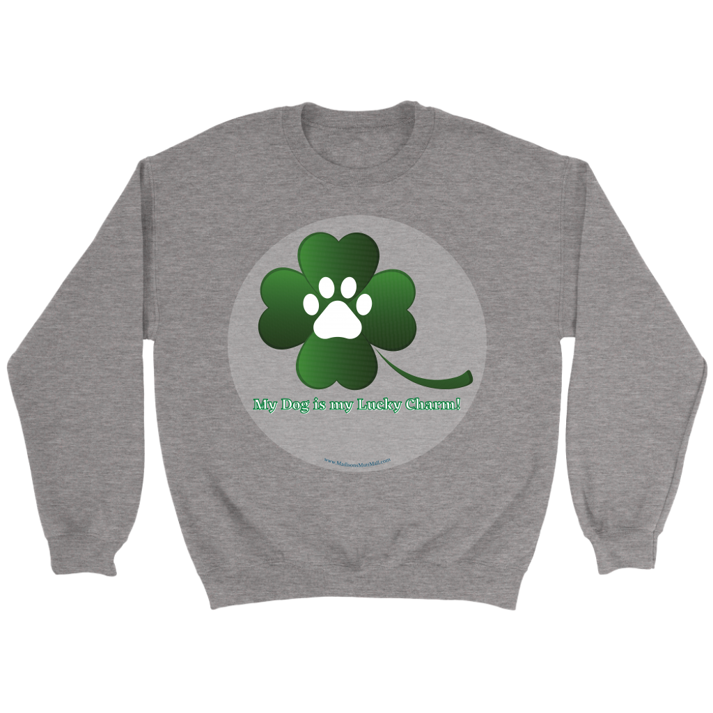 Dog Lucky Charm Crewneck Sweatshirt - Madison's Mutt Mall