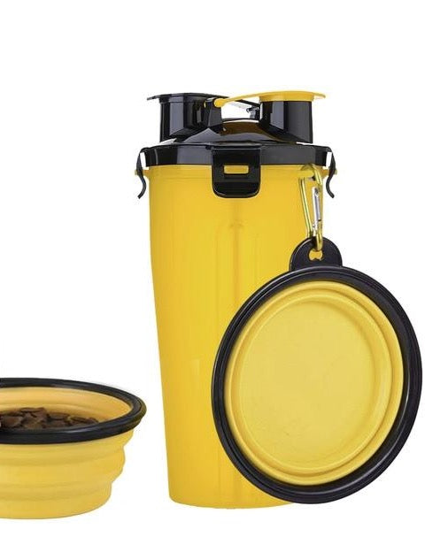 Portable Pet Travel Water & Food Container - Madison's Mutt Mall