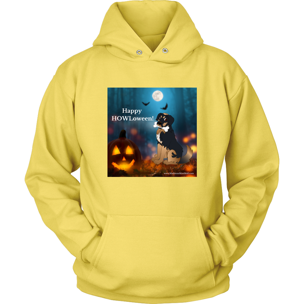 Dog Halloween Hoodie-Happy HOWLoween - Madison's Mutt Mall