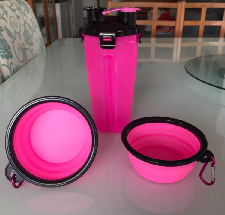 Portable Pet Travel Water & Food Container - Madison's Mutt Mall