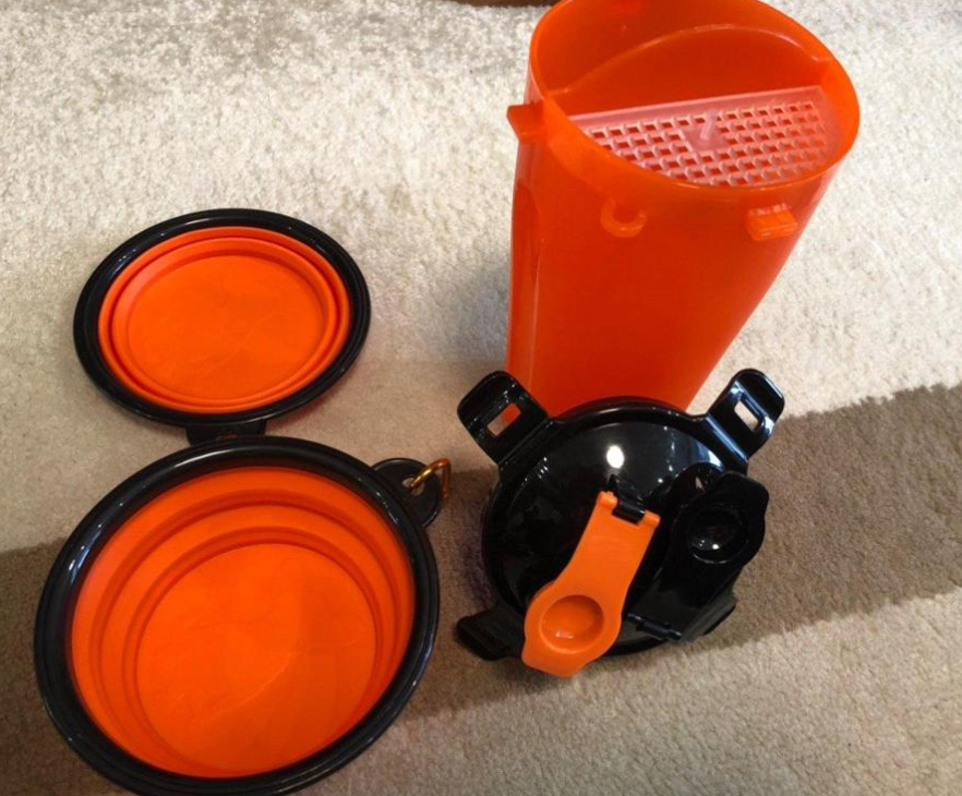 Portable Pet Travel Water & Food Container - Madison's Mutt Mall