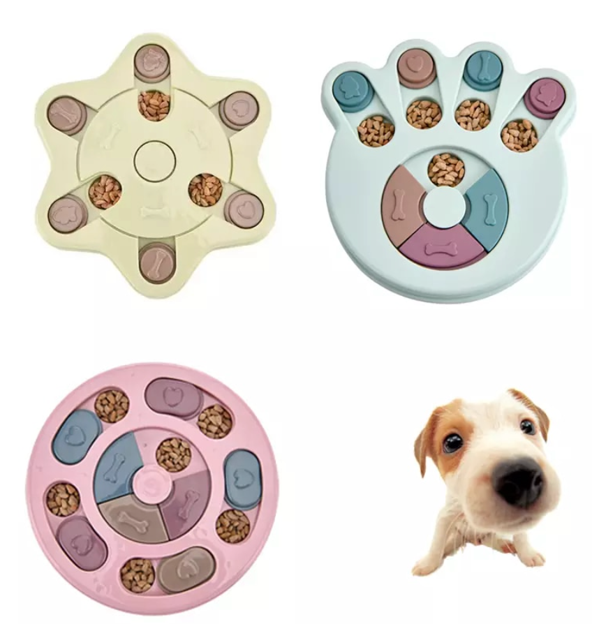 Voovpet Treat Dispensing Dog Toys, Dogs Food Puzzle Feeder Toy
