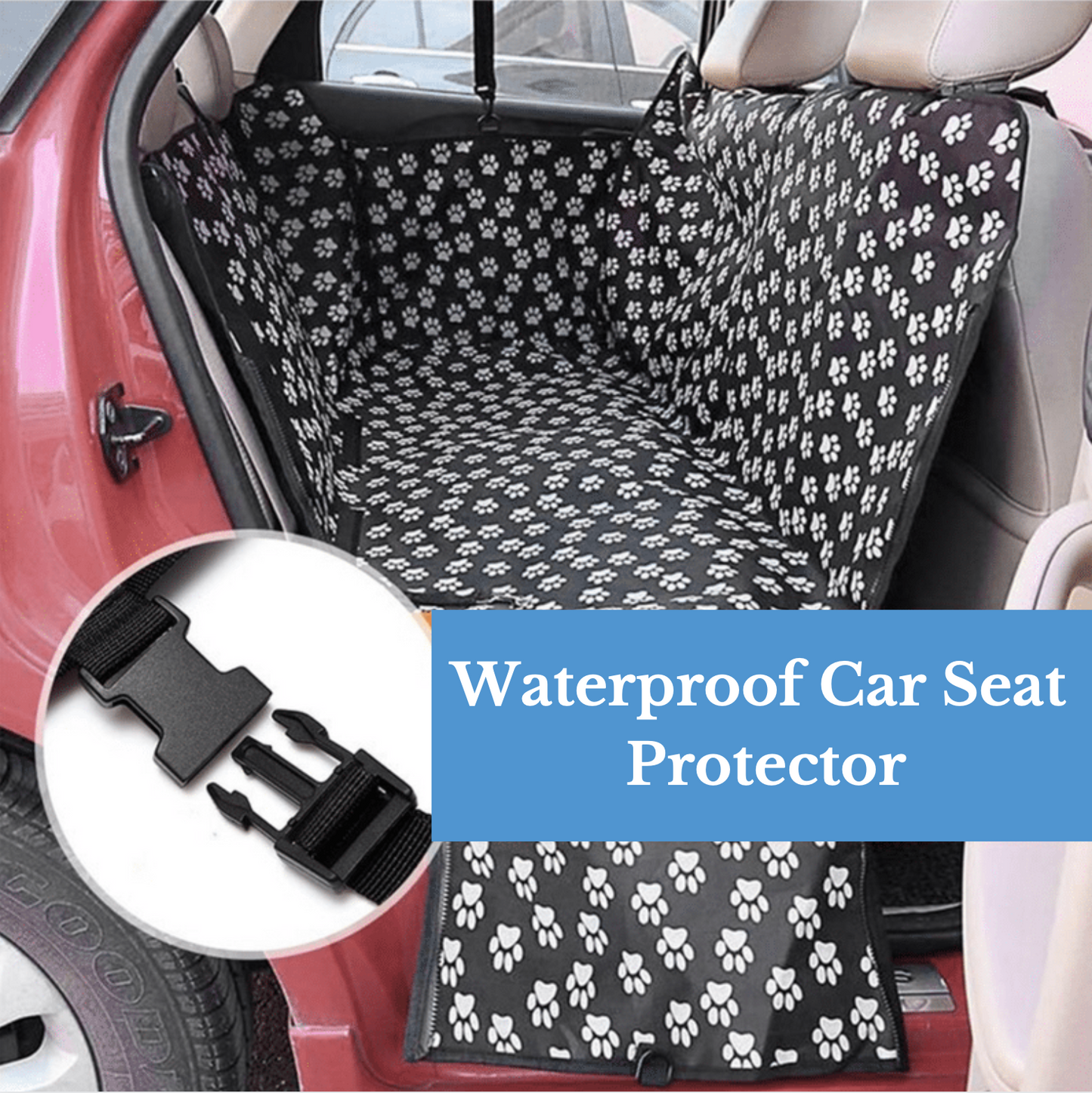 Waterproof Pet Hammock Car Seat Protector - Madison's Mutt Mall