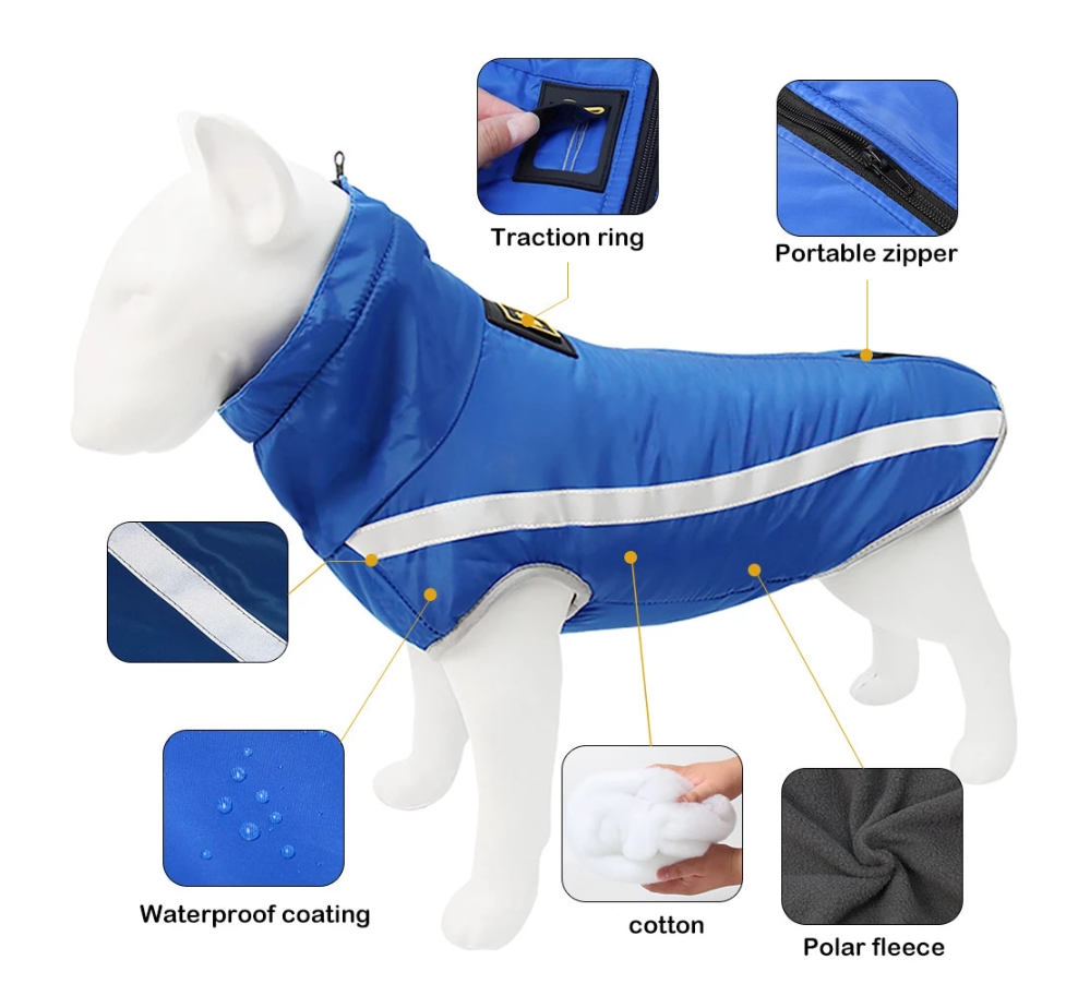 Waterproof Dog Vest/Jacket - Madison's Mutt Mall