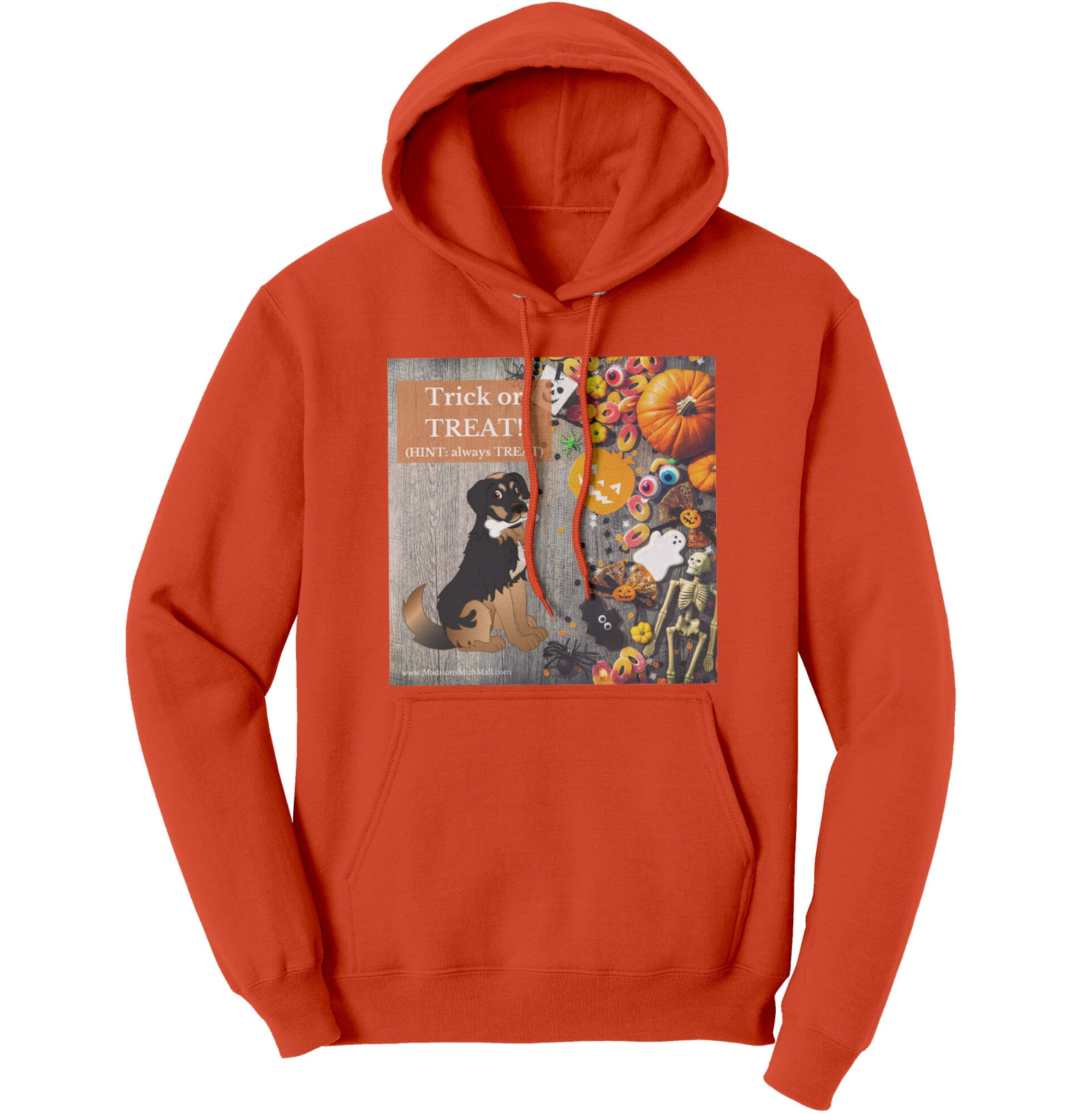 Dog Halloween Hoodie - Trick or TREAT - Madison's Mutt Mall