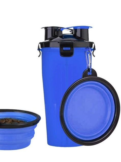 Portable Pet Travel Water & Food Container - Madison's Mutt Mall