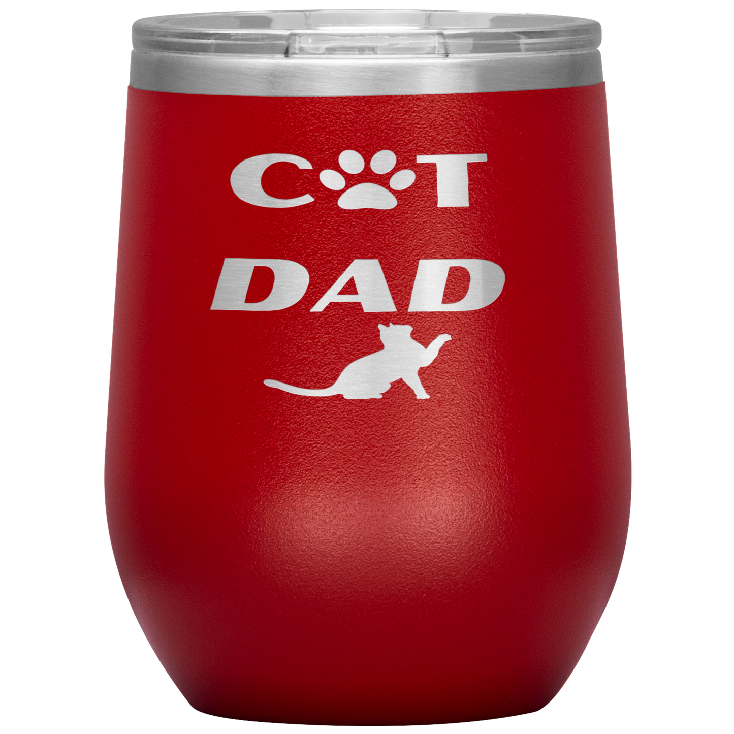 Cat Dad Wine Tumbler - Madison's Mutt Mall