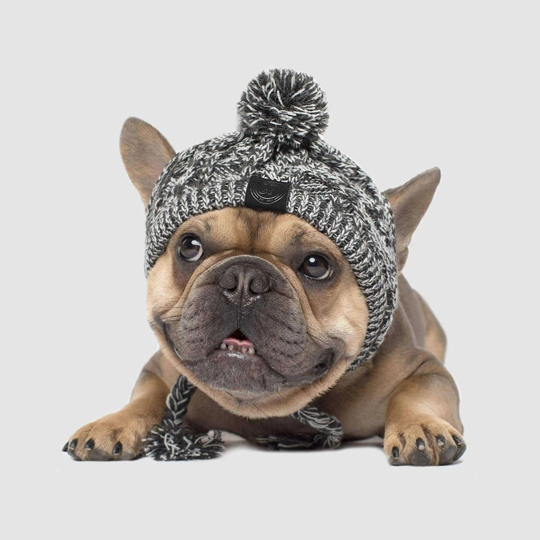 Warm Winter Knit Dog Hat - Madison's Mutt Mall