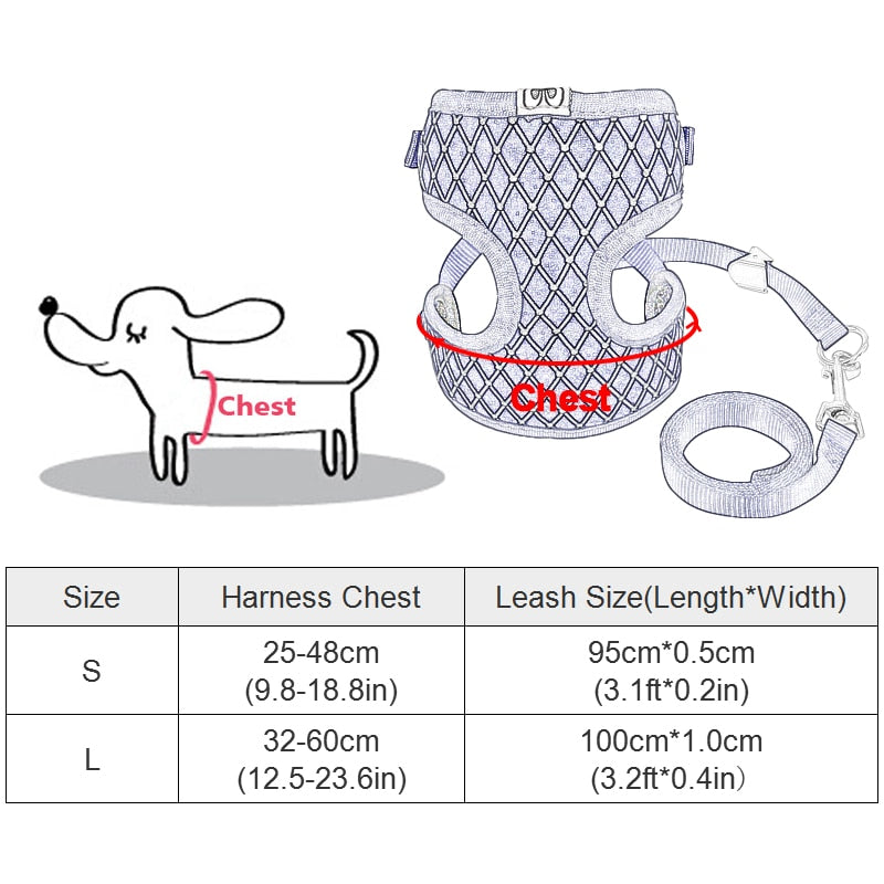 Pet Harness And Leash Set - Madison's Mutt Mall